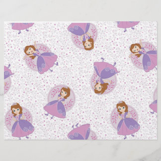 Purple Queen Birthday Scrapbook paper
