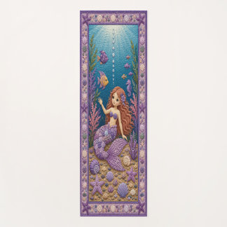 Purple Quilty Mermaid Yoga Mat