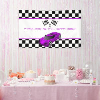 Purple Race Car Birthday Party