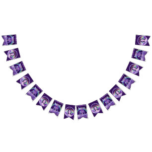 Purple rain Fairy Bunting