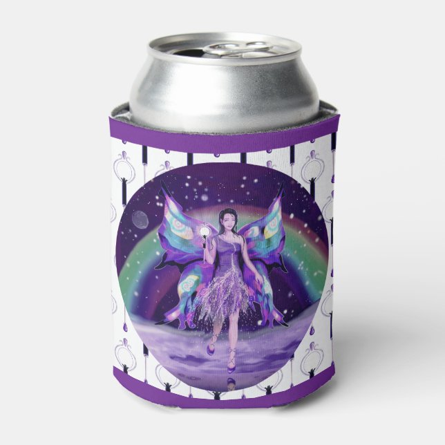Purple Rain fairy Can Cooler (Can Front)