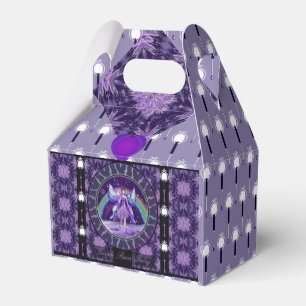 Purple rain fairy favour box