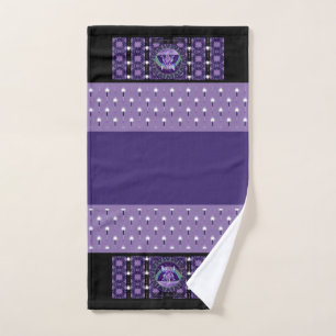 Purple Rain fairy Hand Towel