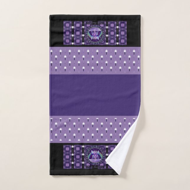Purple Rain fairy Hand Towel (Hand Towel)