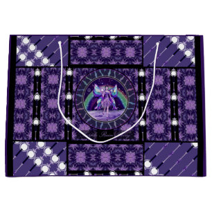 Purple rain Fairy Large Gift Bag