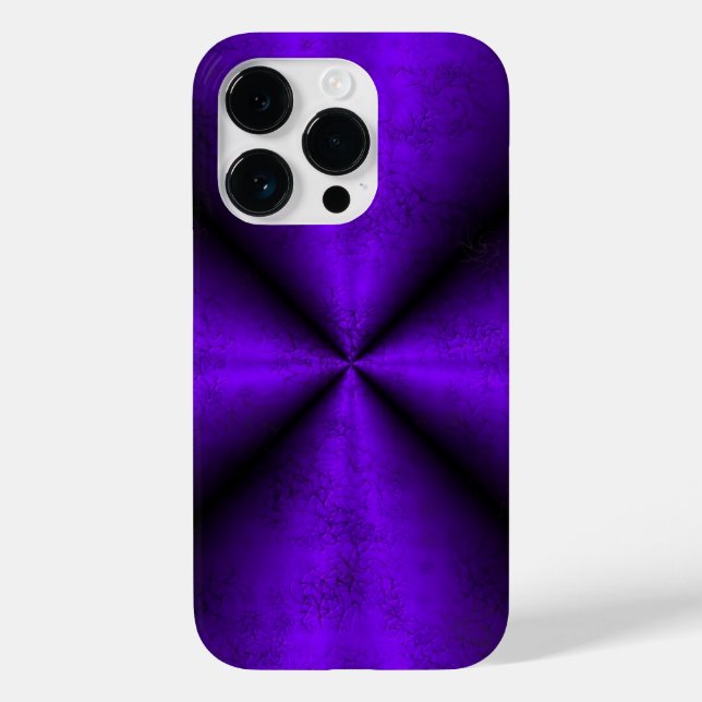 Purple Rainbow in Elephant Skin Leather Optik Case-Mate iPhone Case (Back)