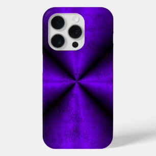 Purple Rainbow in Elephant Skin Leather Optik iPhone 15 Pro Case
