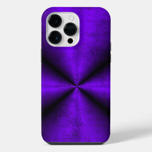 Purple Rainbow in Elephant Skin Leather Optik iPhone 14 Pro Max Case
