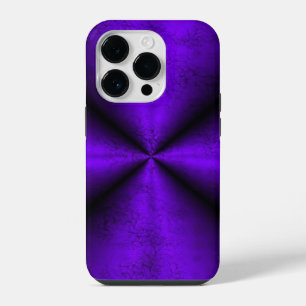 Purple Rainbow in Elephant Skin Leather Optik iPhone 14 Pro Case