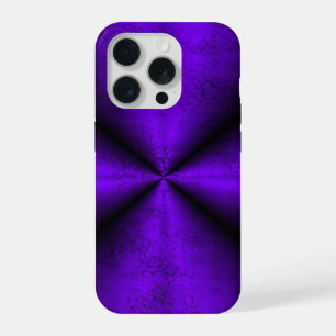 Purple Rainbow in Elephant Skin Leather Optik iPhone 15 Pro Case
