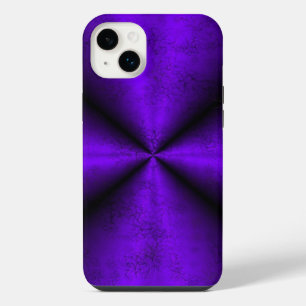 Purple Rainbow in Elephant Skin Leather Optik iPhone 14 Plus Case