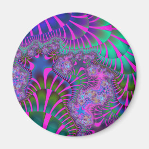 Purple Rainbow Melt Magnet