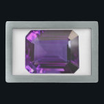 Purple Rectangular Amethyst Gemstone Belt Buckle<br><div class="desc">Purple Rectangular Amethyst Gemstone Belt Buckle</div>