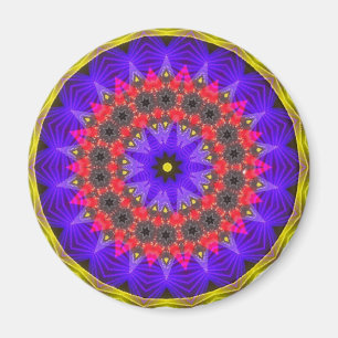 Purple, Red, Black Spinning ~ Stunning Design Magnet
