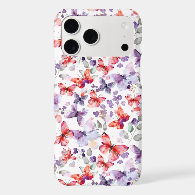 Purple Red Butterflies (Back)