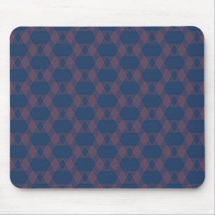 Purple, red, trendy, cool modern decorative art mouse mat