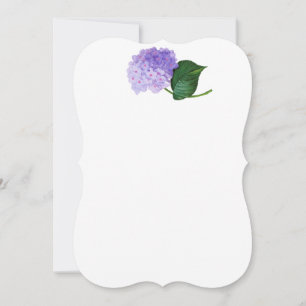 Purple Redoute Hydrangea Invitations