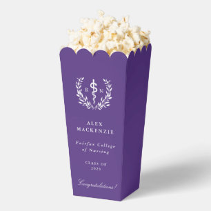 Purple Registered Nurse Asclepius Graduation Favour Box