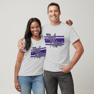 Purple Reigns N-Stripe on Men's Gear - T-Shirt