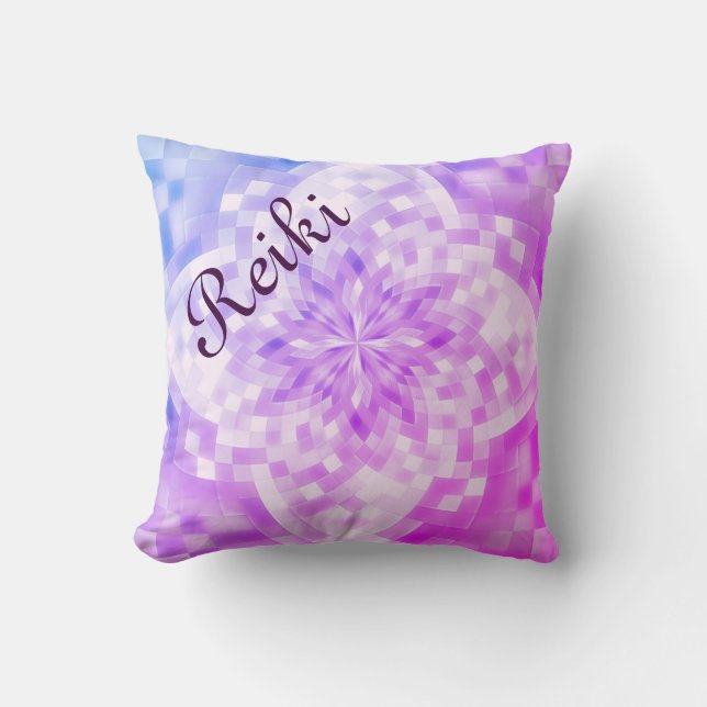 Purple Reiki Cushion (Front)