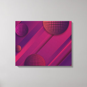Purple Resonance Canvas Print