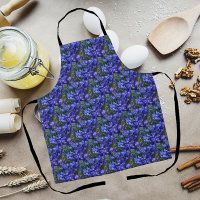 Purple Reticulated Irises Floral Pattern