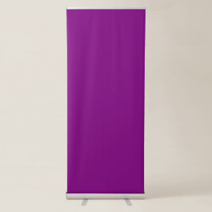Purple Retractable Banner