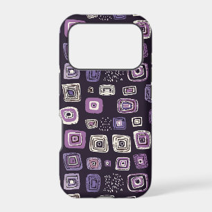 Purple Retro Geometric Pattern