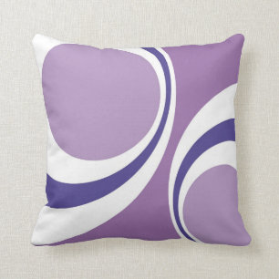 purple retro pillow