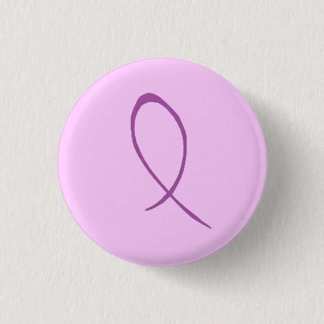 Purple Ribbon Button (Front)