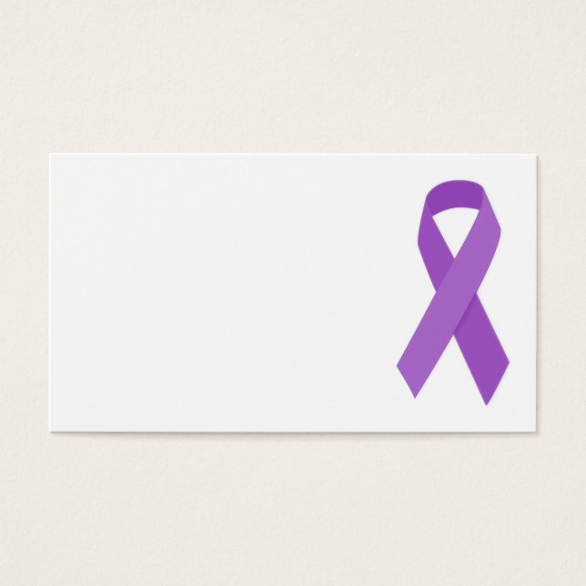 PURPLE RIBBON CAUSES support for Alzheimer's disea (Front)