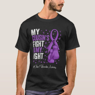 Purple Ribbon Cousin Chiari Malformation Awareness T-Shirt