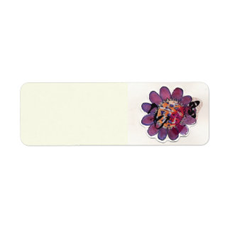Purple  Ribbon Flower