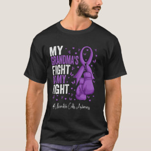 Purple Ribbon Grandmother Ulcerative Colitis Aware T-Shirt