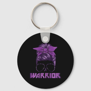 Purple Ribbon Heimer Heimerheimers Warrior Heimerh Key Ring