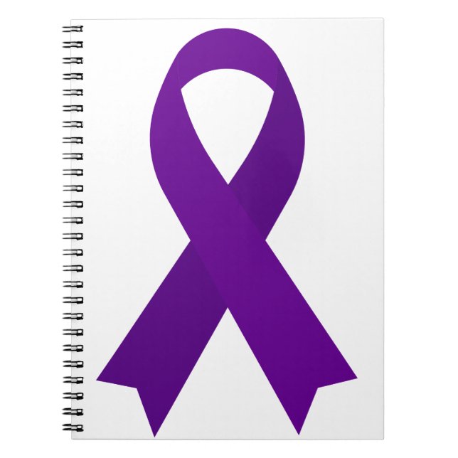 Purple Ribbon Lupus ITP HS Lewy Body Dementia  Notebook (Front)