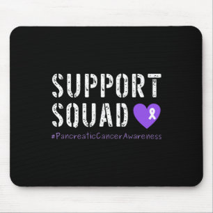 Purple Ribbon Men Women Kids Pancreatic Cancer Awa Mouse Mat