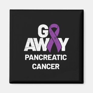 Purple Ribbon National Pancreatic Cancer Awarene Magnet