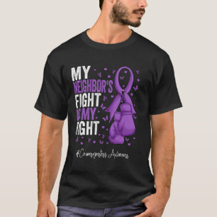 Purple Ribbon Neighbour Craniosynostosis Awareness T-Shirt