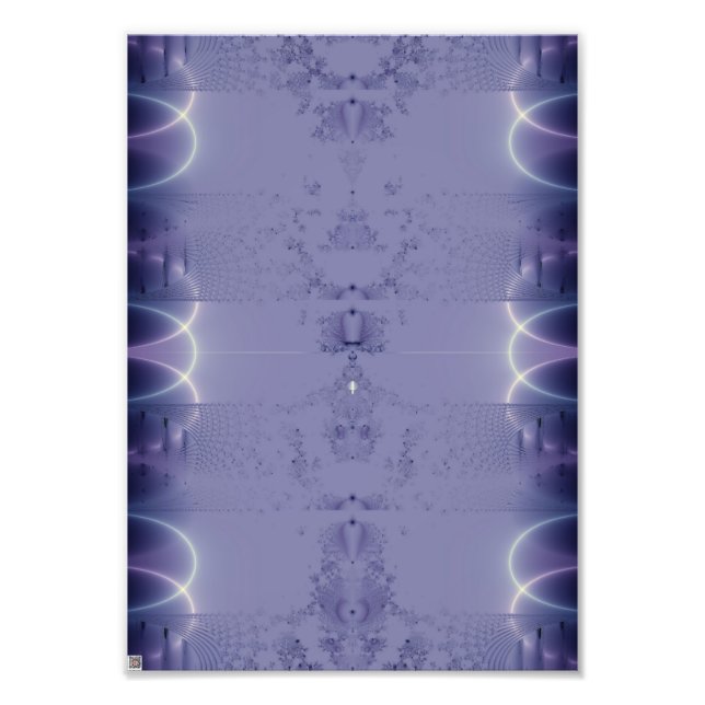Purple Ribbon Photo Print (Front)
