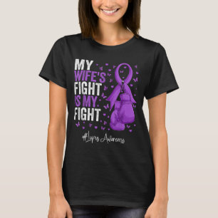 Purple Ribbon Wife Lupus Awareness T-Shirt