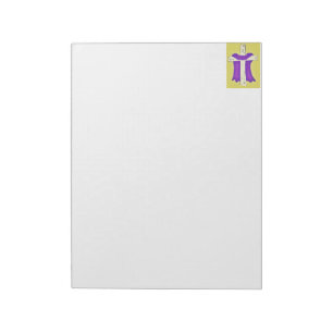 Purple Robe on Cross  Notepad
