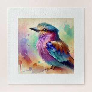 Purple Roller 260824AREF107 - Watercolor Jigsaw Puzzle