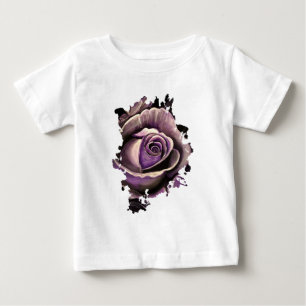 Purple Rose Baby T-Shirt