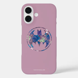 Purple Rose Bat Signal iPhone 16 Case