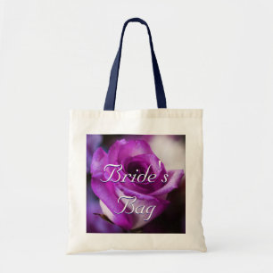Purple Rose Bride Tote Bag