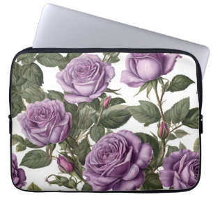 Purple Rose Budding Roses, Laptop Sleeve