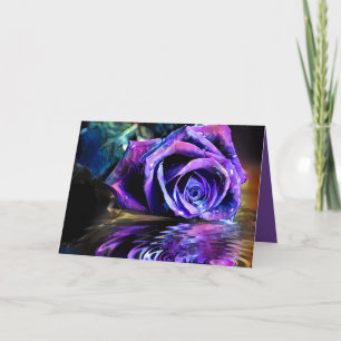 Purple Rose Card