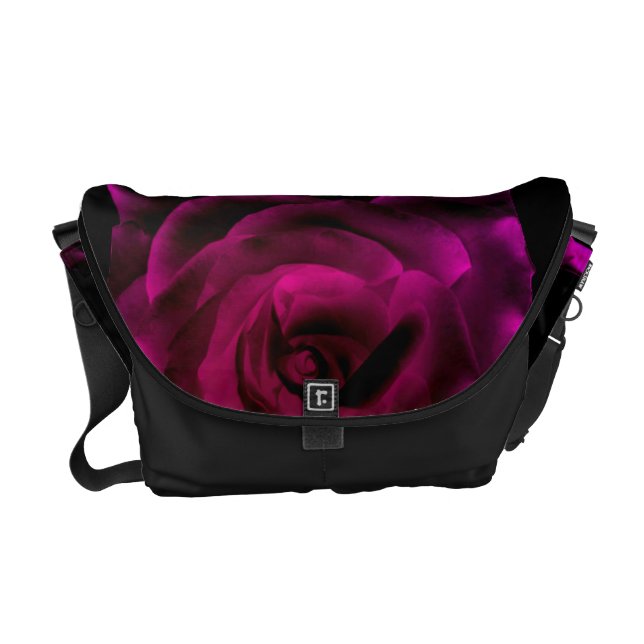 Purple Rose Commuter Bag (Front)