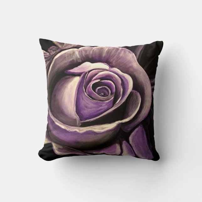 Purple Rose  Cushion (Front)